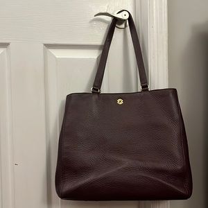Dagne Dover large Allyn tote oxblood